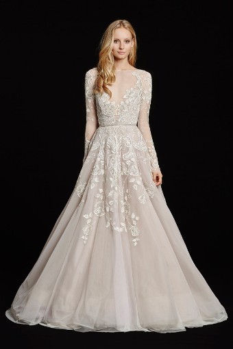 Hayley Paige Style #Hayley #5 Ivory/Amethyst thumbnail