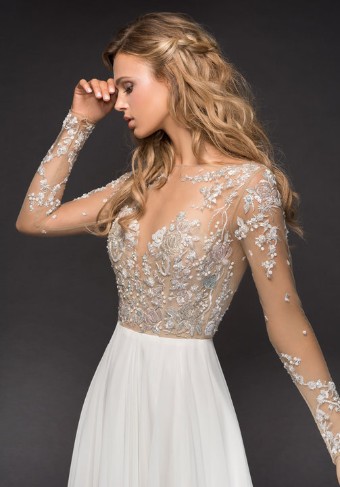 Hayley Paige Style #Pascal #2 Rose/Nude/Ivory thumbnail