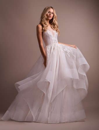Hayley Paige Style #Lilith #2 Ivory/Cashmere thumbnail