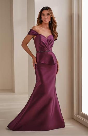 Dressy Mothers & Formal Collection Style #MOO161 #1 Aubergine thumbnail