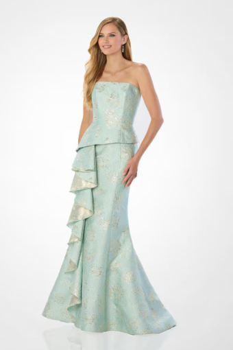 Dressy Mothers & Formal Collection Style #MOO171 #1 default Aqua/Gold thumbnail