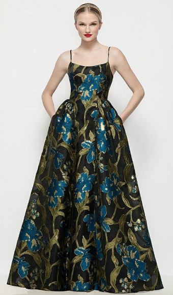 Mothers & Formal Dresses Style #MOO3169 #0 default Peacock Blue/Multi thumbnail