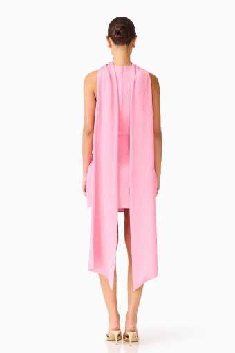Cocktail Dresses Style #Calista Neck Scarf Mini #2 default Pink thumbnail