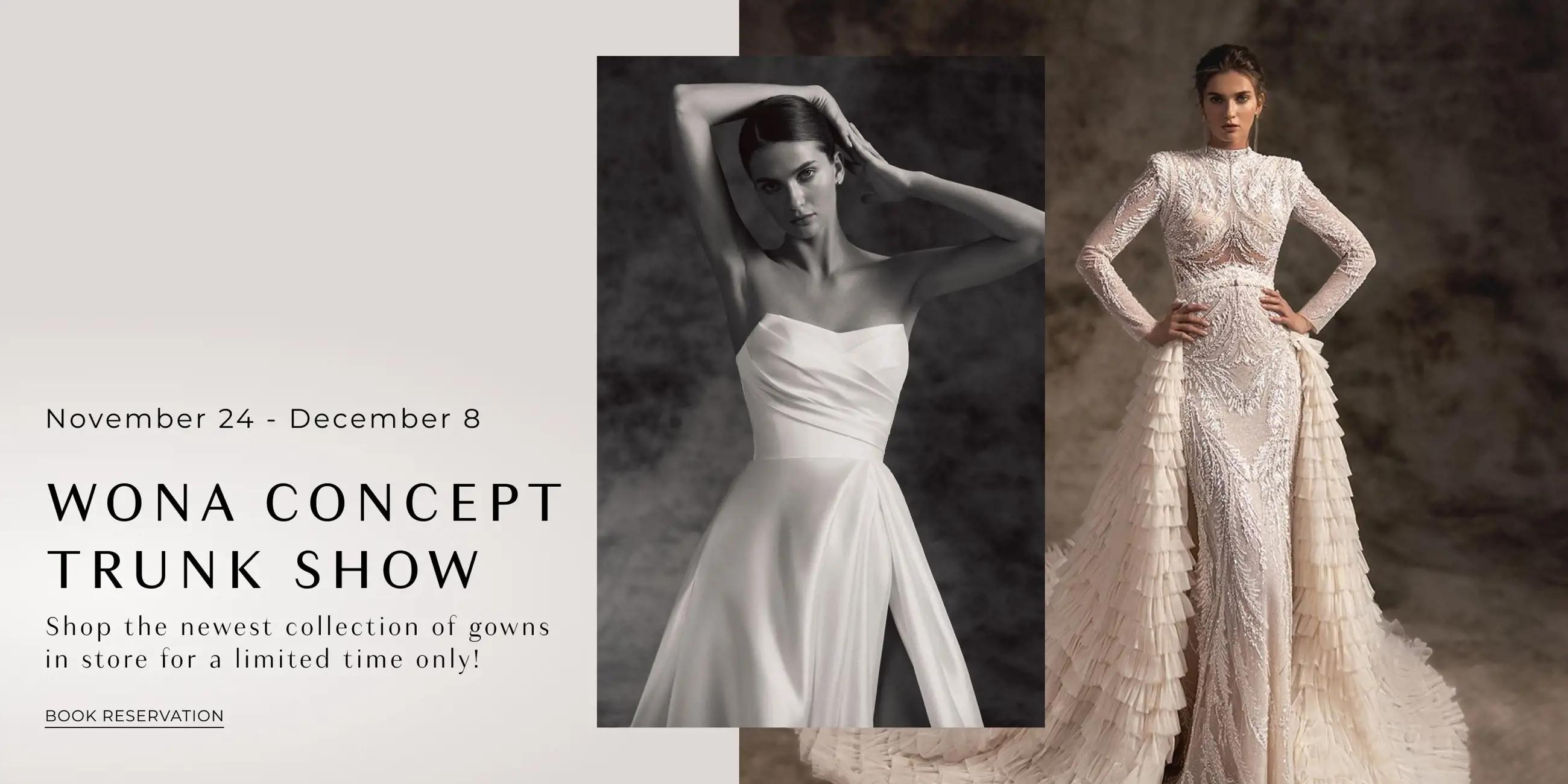 Wona Concept Trunk Show at Town & Country Bridal