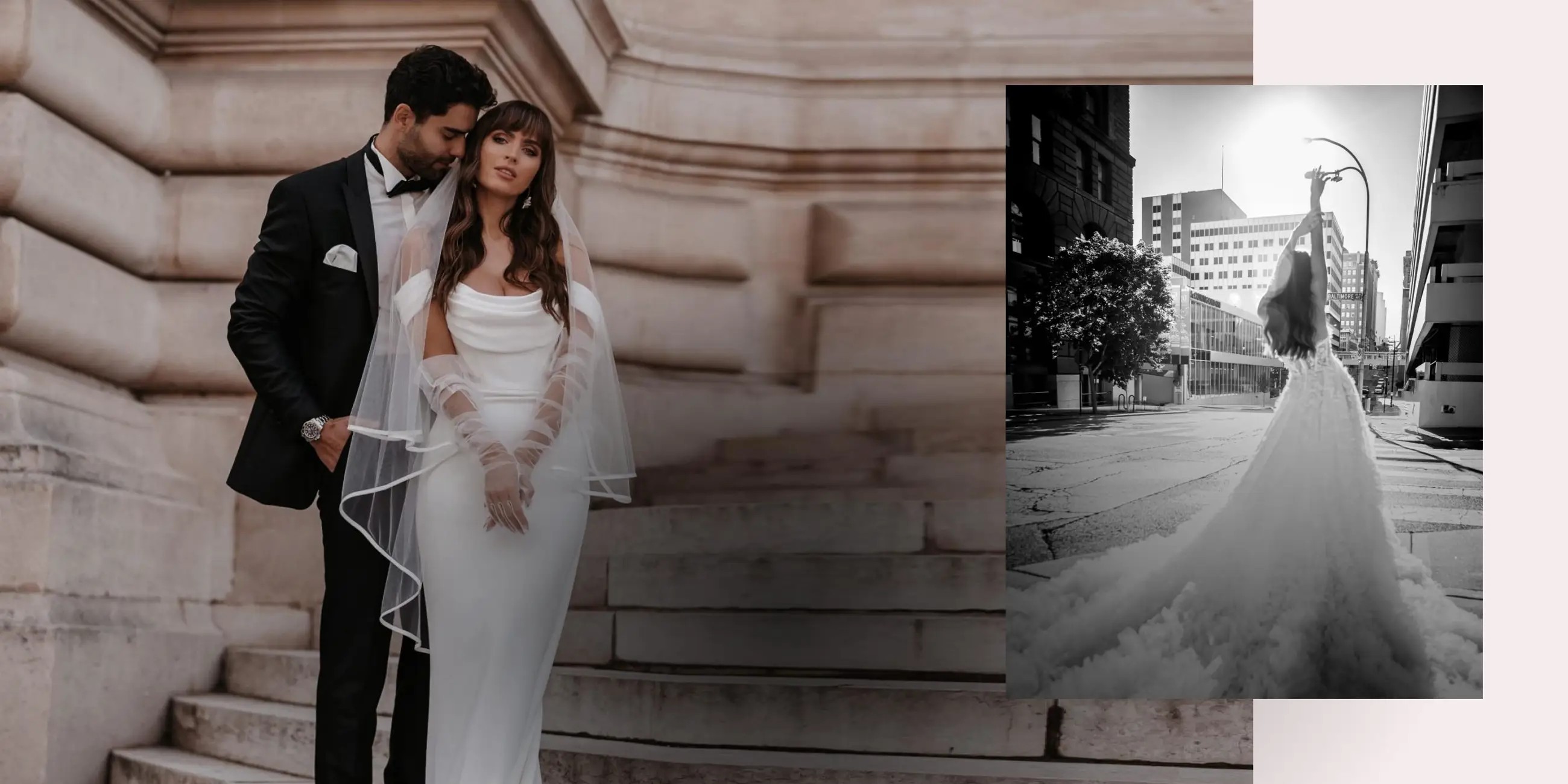 Classic wedding dresses at Town & Country in NOLA