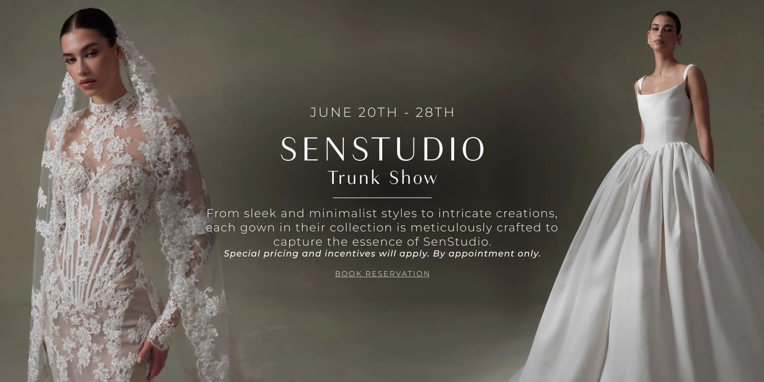 Senstudio Trunk Show at Town & Country Bridal
