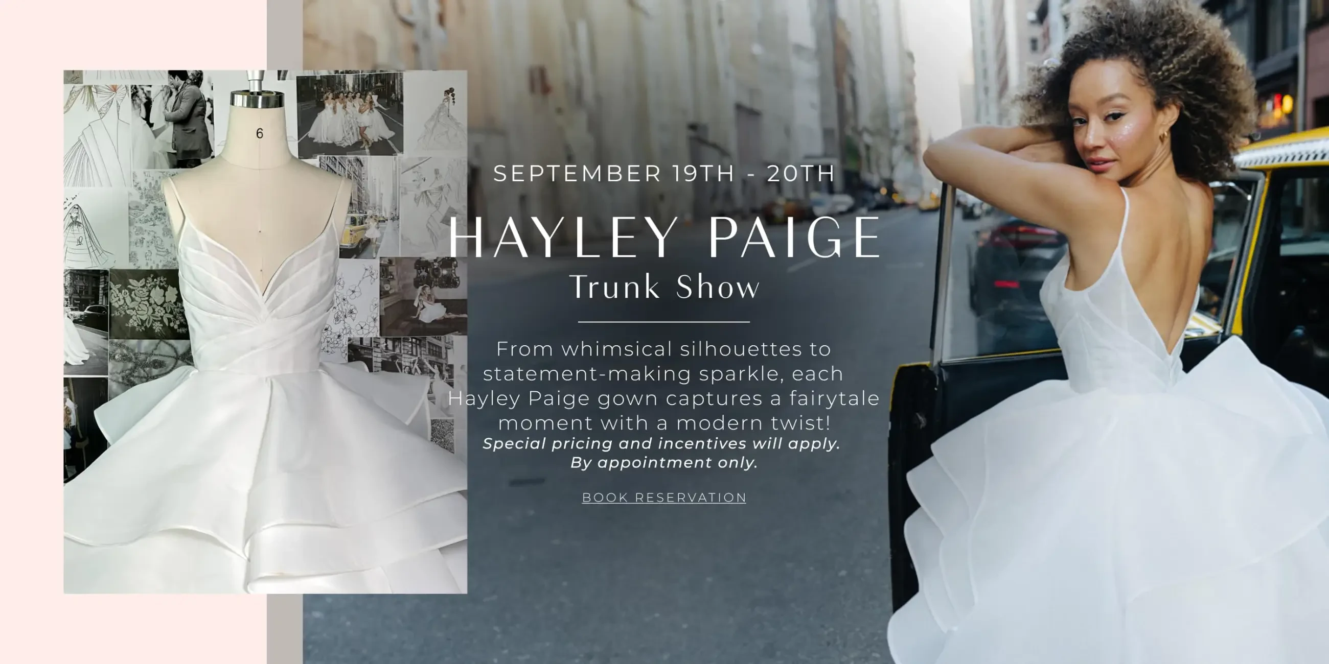 Hayley Paige Trunk Show at Town and Country Bridal in New Orleans