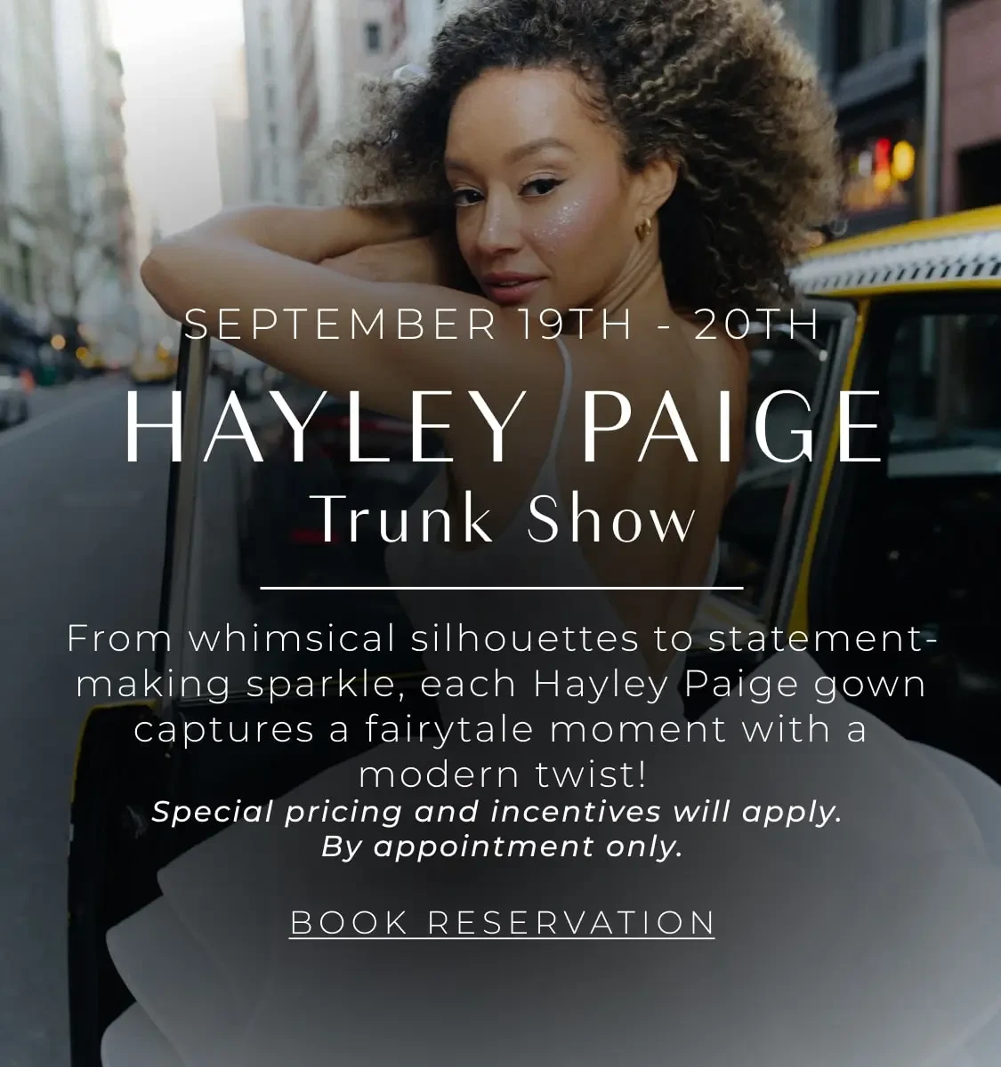 Hayley Paige Trunk Show at Town and Country Bridal in New Orleans