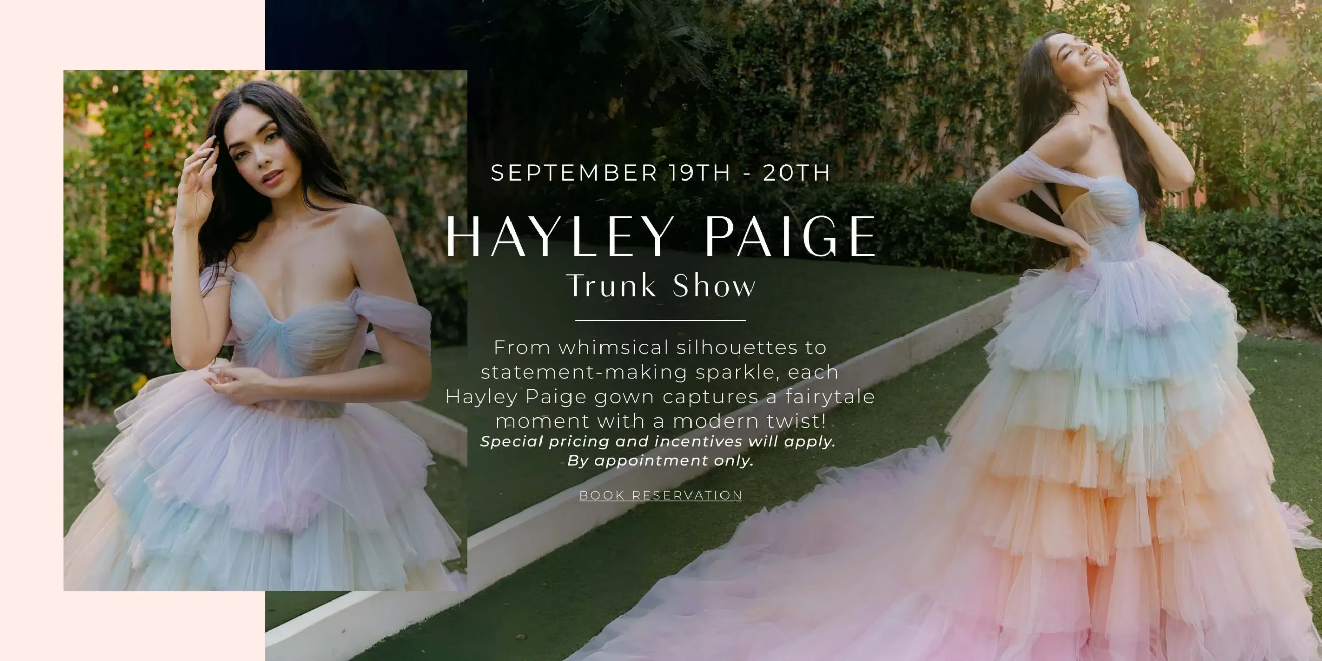 Hayley Paige Trunk Show at Town and Country Bridal in New Orleans