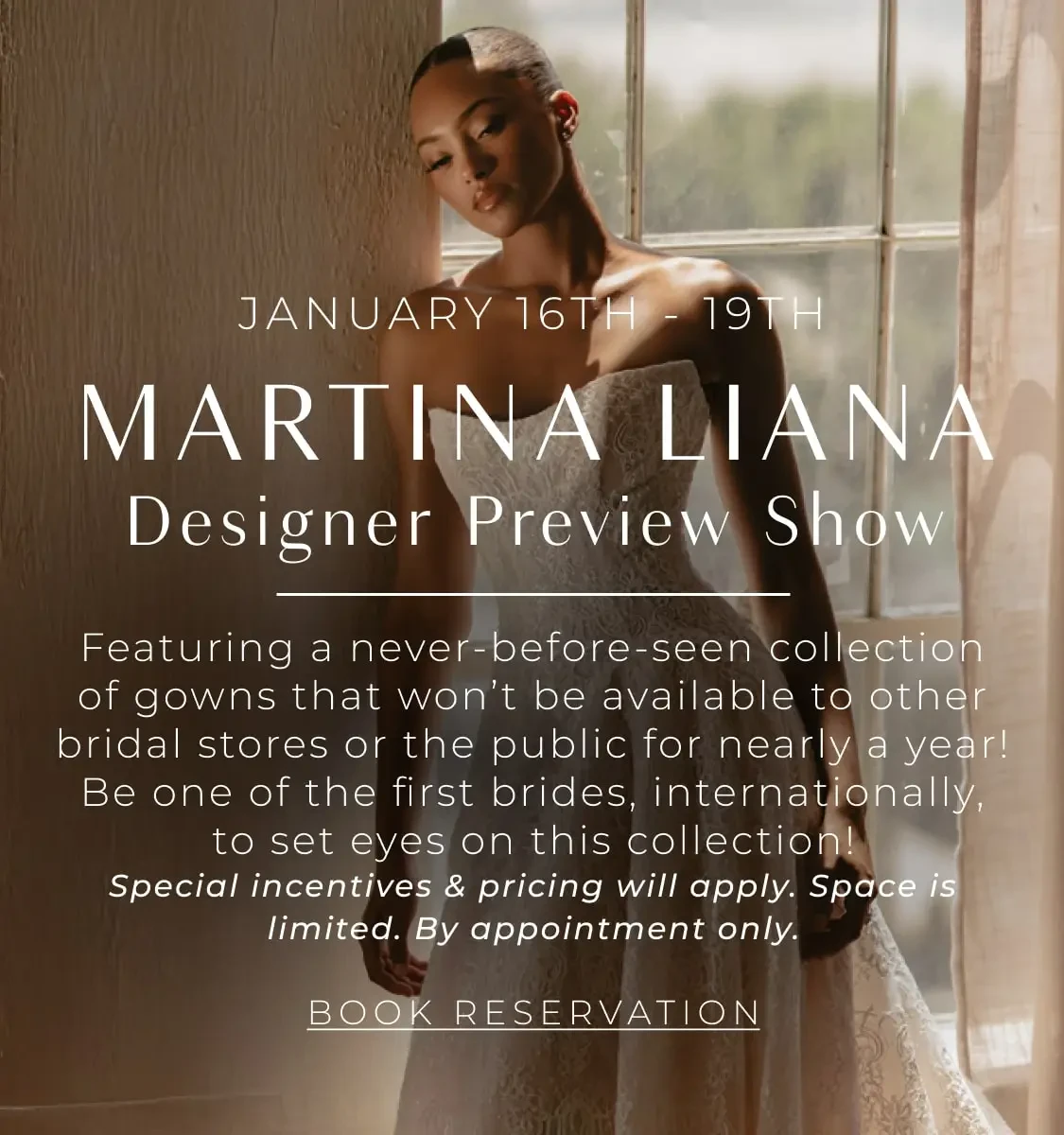 Martina Liana Designer Preview Show at Town and Country bridal