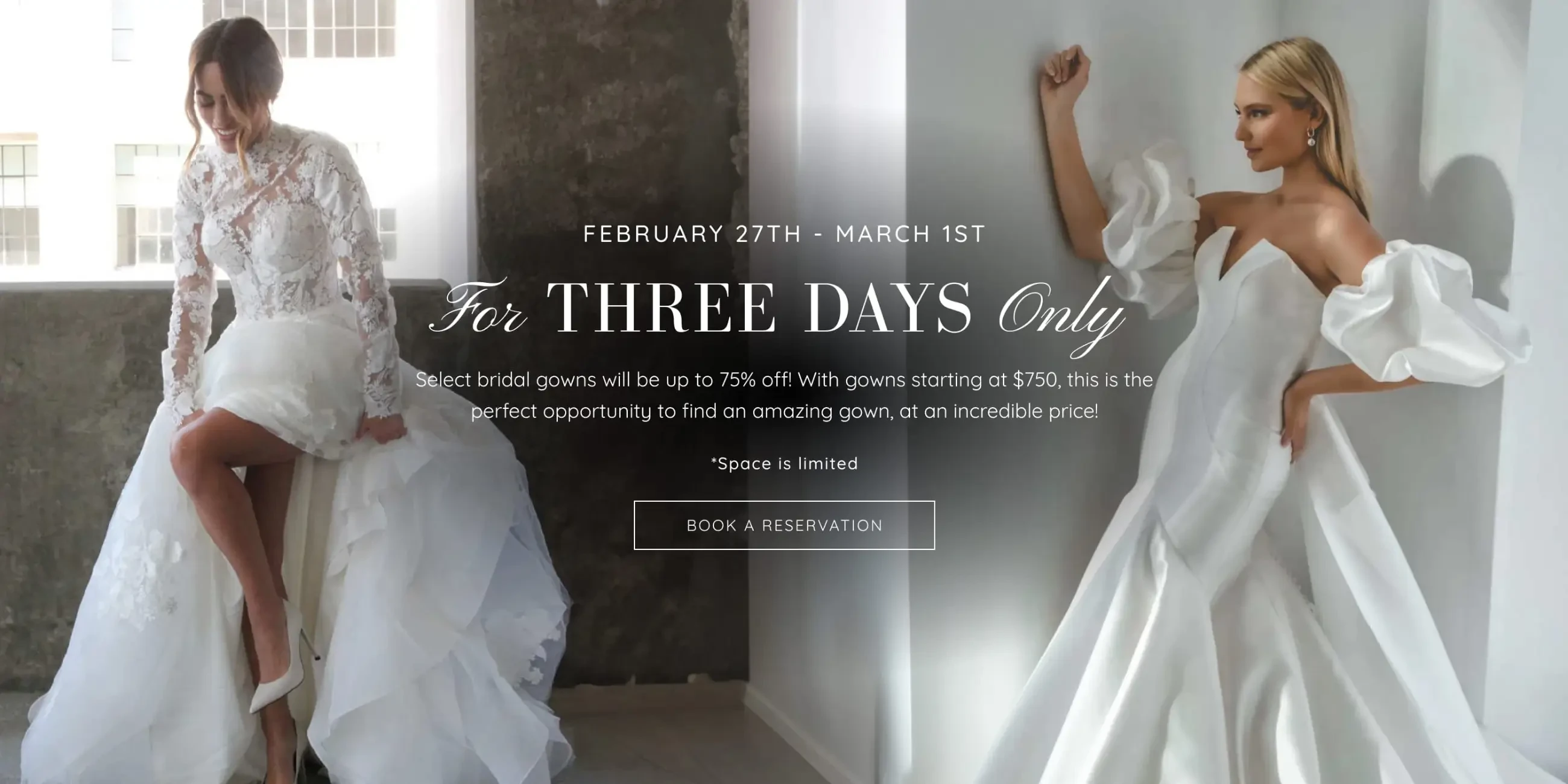 sample sale at town and country bridal in New Orleans