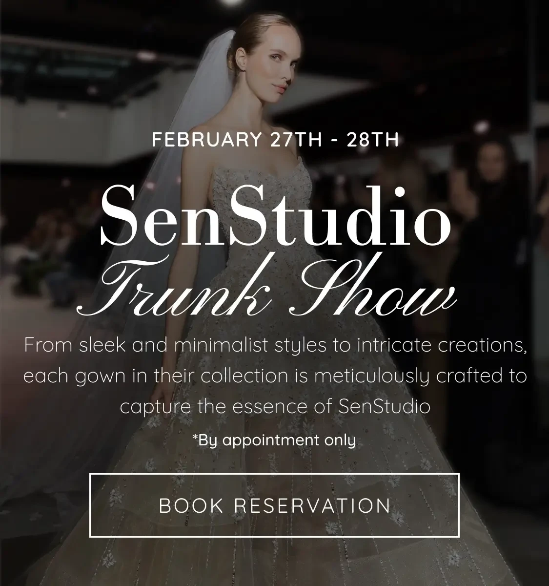 Senstudio Trunk Show at Town & Country Bridal